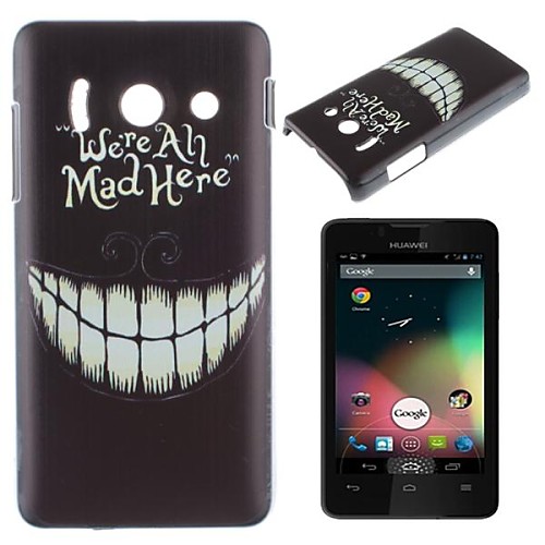 Crazy Teeth Pattern PC Hard Case for Huawei Y300