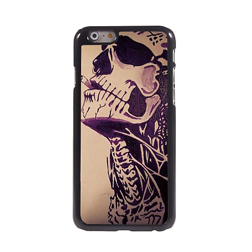 Smoking Skull Design Aluminum Hard Case for iPhone 6