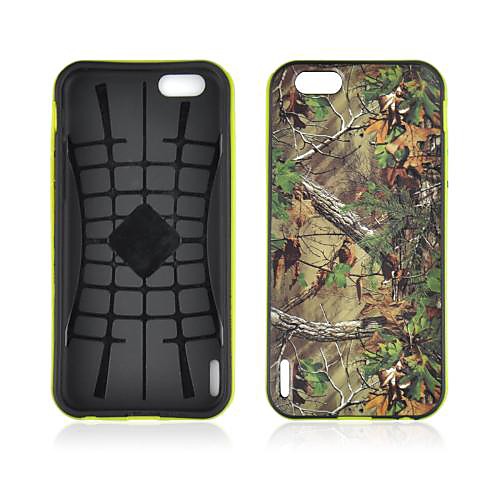 Angibabe 2 in 1 Forest Tree Pattern SiliconPC Soft Slim Back Cover for iPhone 6 Case 4.7 inch