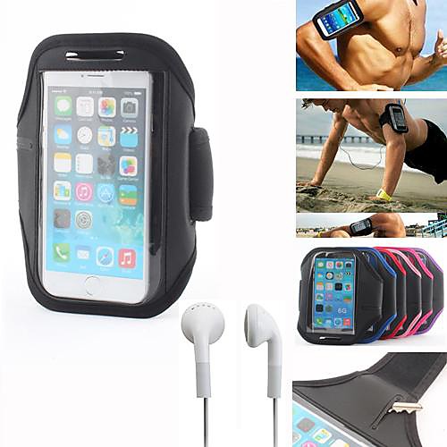 Mesh Nylon Quick Dry Sporty Armband with Earpod for iPhone 6 (Assorted Colors)