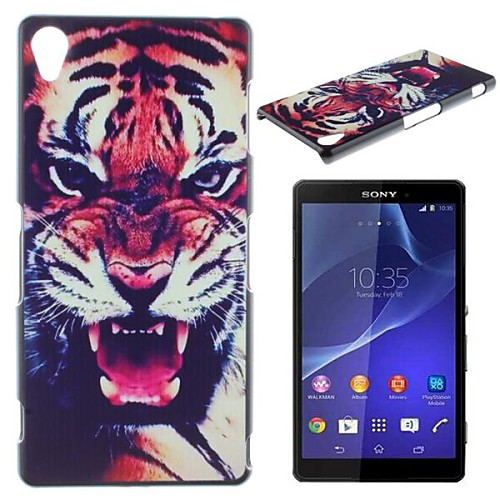 Fierce Tiger Pattern PC Hard Case for Sony Z2 L50w