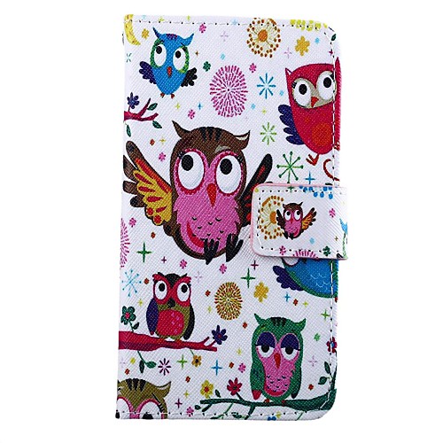 Owls Pattern PU Leather Full Body Case for LG G2