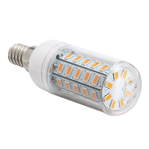 e14 10w 48x5730smd 1000lm 3000-3500k теплый белый свет привел кукурузы лампочку (220-240)