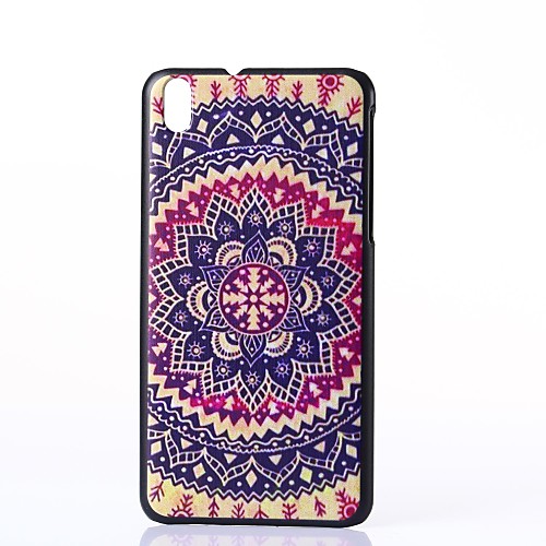 Flowers of Folk Style Pattern Plastic Hard Case for HTC Desire 816