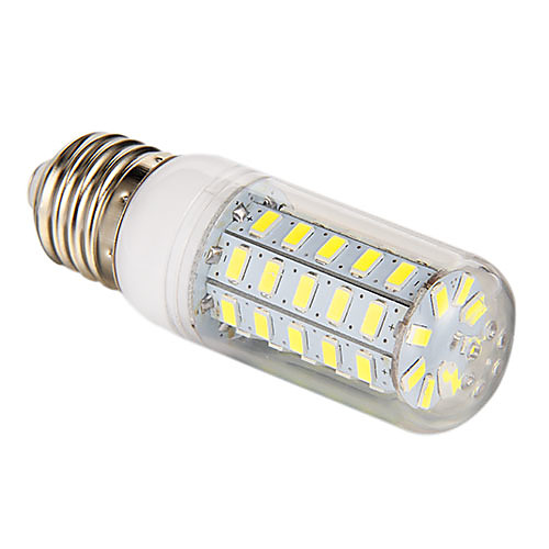 e27 10w 48x5730smd 1000lm 3500K / 6000K теплый белый / холодный белый привело кукурузы лампа (220-240V)