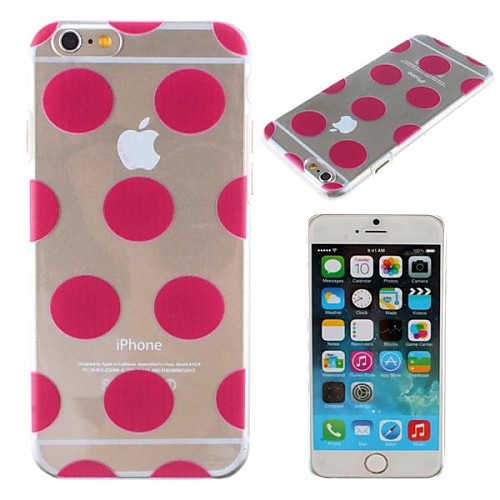 Mei Red Balloons Pattern Transparent PC Hard Cover for iPhone 6