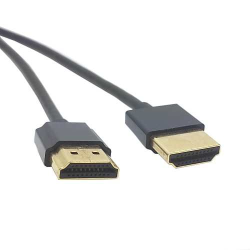 1м 3 фута од 3мм супер мягкий стандарт HDMI 1.4 мужчина к HDMI Мужской HDTV кабель для портативных ПК MacBook Apple TV