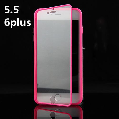 Solid Color TPU Soft Full Body Case for iPhone 6 Plus (Assorteed Color)