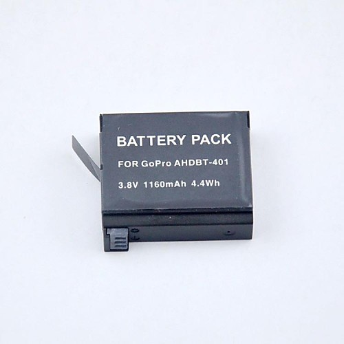 New 1160mAh Battery for Gopro Hero 4 Hero4 AHDBT-401 Battery