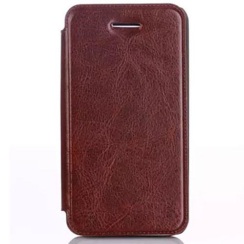 Feng Ma Wen Pure Color Design PU Leather Case with Card Slot and Stand for iPhone 6 (Assorted Colors)