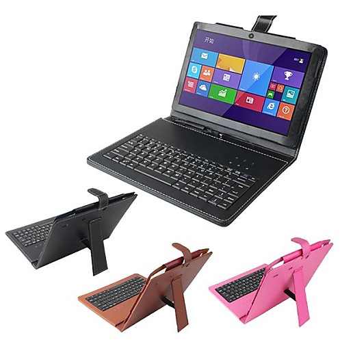 Original Stand  PU Leather Protect Case Cover with Keyboard for Tablet PC Cube iWork 10 U100GT