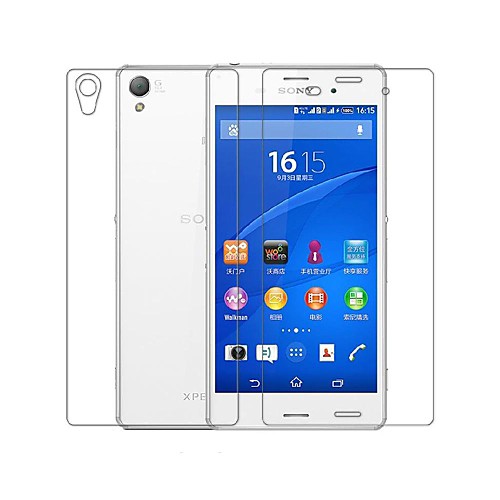 Dengpin High Definition HD Clear Invisible PET Screen Protector Guard Film for Sony Xperia Z3 L55t L55u FrontBack Film