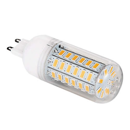 g9 12w 56x5730smd 1200lm 3000-3500k теплый белый свет привел кукурузы лампочку (220-240)