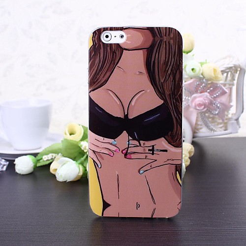 Sexy Figure C Pattern TPU Soft Case for iPhone 6