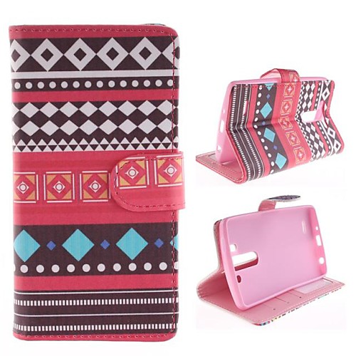 National Wind Design Pu Leather Full Body Case with Stand for LG G3 Mini