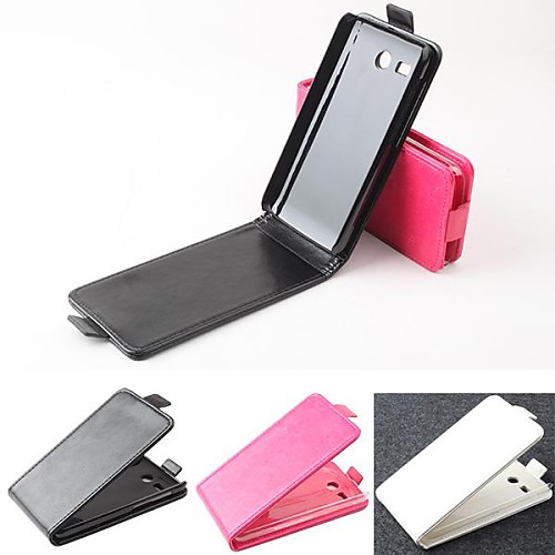 Hot Sale 100% PU Leather Flip Leather Up and Down Case for Huawei Y511(Assorted Colors)