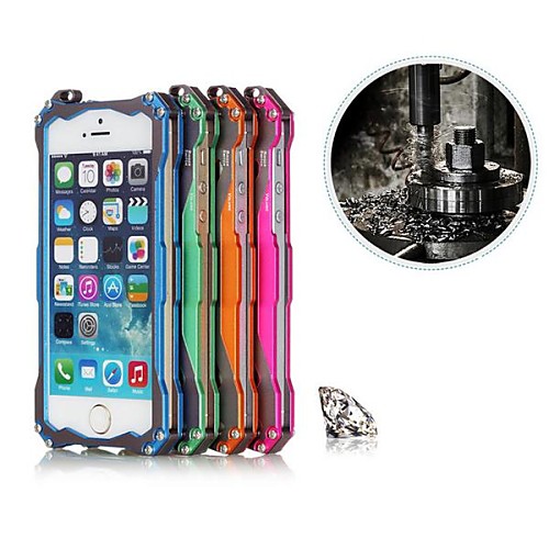 RJUST RoboCop Aluminum Alloy Hard Back Cover for iPhone 5  / 5S(Assorted Colors)