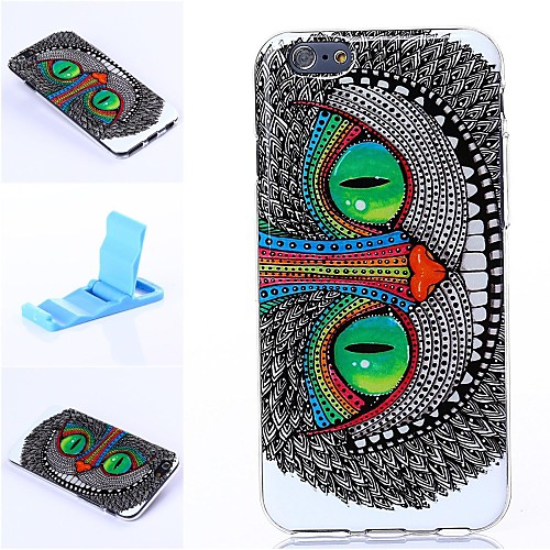 Feather Pattern Silicone Soft Cover for iPhone 6