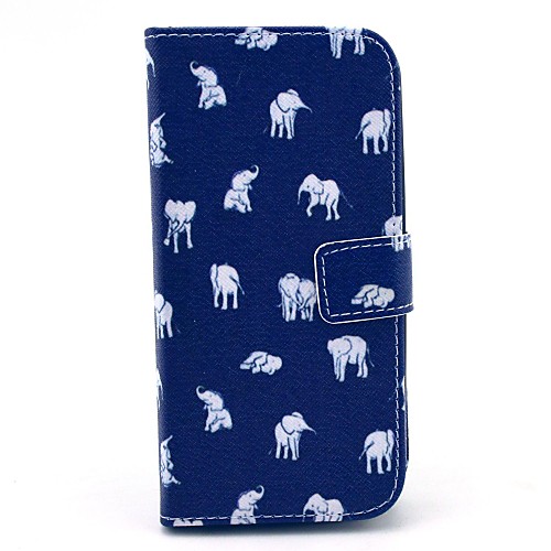 Indian Elephant PU Leather Full Body Case with Stand and with Stand and Card Slot for Motorola Moto G2 XT1063