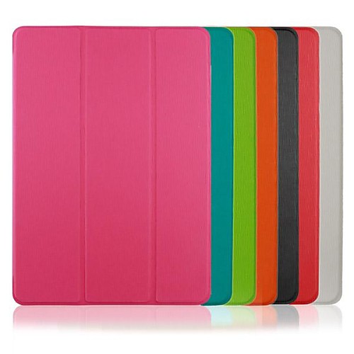 ENKAY Auto Sleep and Wake Up Designed 3-Folds Protective Case with Stand for iPad Air 2 (Assorted Colors)