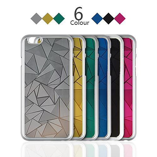 Angibabe Rhombus Metal Aluminum Ultra-thin Phone Back Cover for iPhone 6 Case 4.7 inch