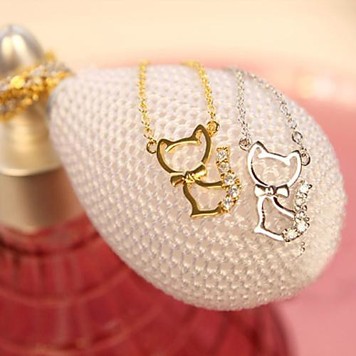 моде сладкие кошки кулон короткое ожерелье