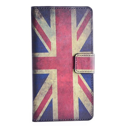 British Flag Pattern PU Leather Case with Stand and Card Slot for Sony Xpeira E3