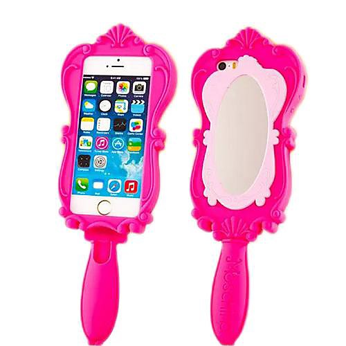 Novelty Barbie Capsule Collection Mirror Silicone Rubber Back Cover for iPhone 5/5s(Assorted Colors)