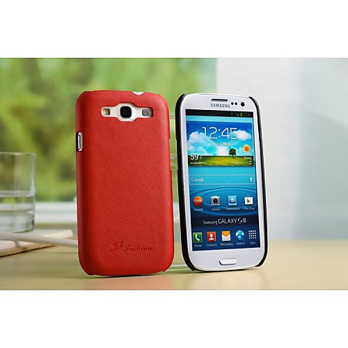 fashion искусственная кожа задняя крышка чехол для Samsung S3 i9300 (разные цвета)