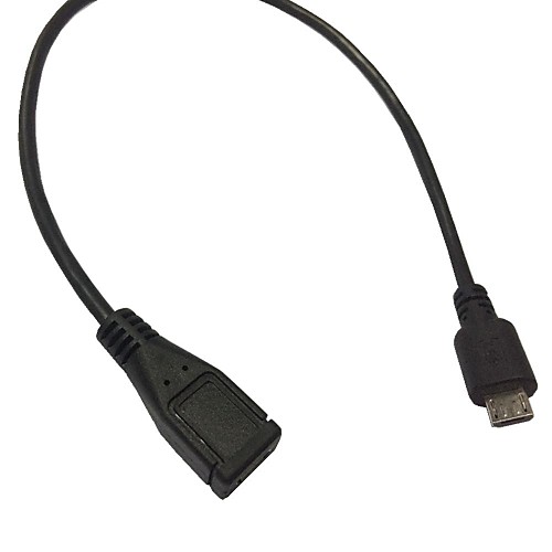 0,25 м 0.82ft Micro USB мужчина к данным расширения женского м / ж Micro USB кабель для зарядки