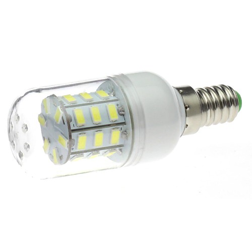 e14 4w 30x5730smd 200lm 6000K Белый свет привел четкий крышка кукурузы лампочку (220В)