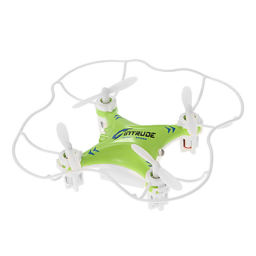 Gin H7 4CH 6 Axis Gyro LED flight 6 min RC Quadcopter with Protective Cover (Mode 2) Silver