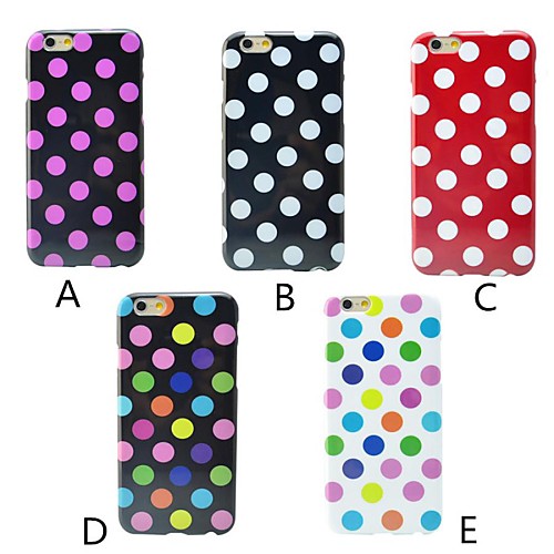 Wave Point Pattern Soft Cover for iPhone 6  (Assorted Colors)