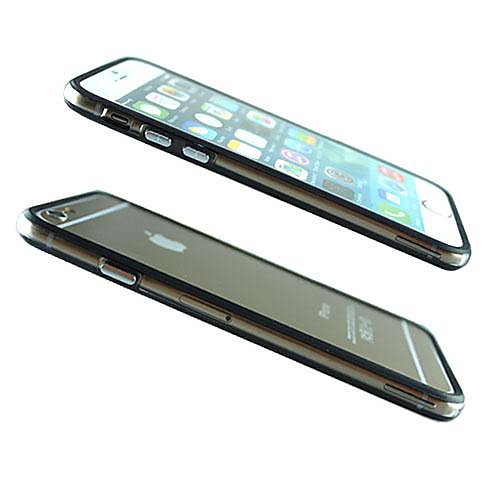 Transparent Clear TPUPVC Soft Border for iPhone 6(Assorted Color)