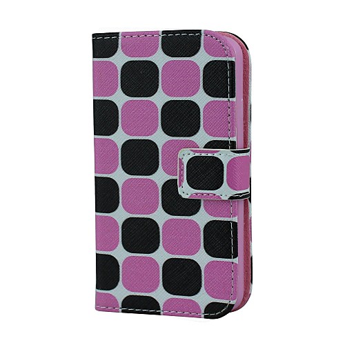 Pink and Black  Pattern Full Body Case with Card Holder  for LG L70