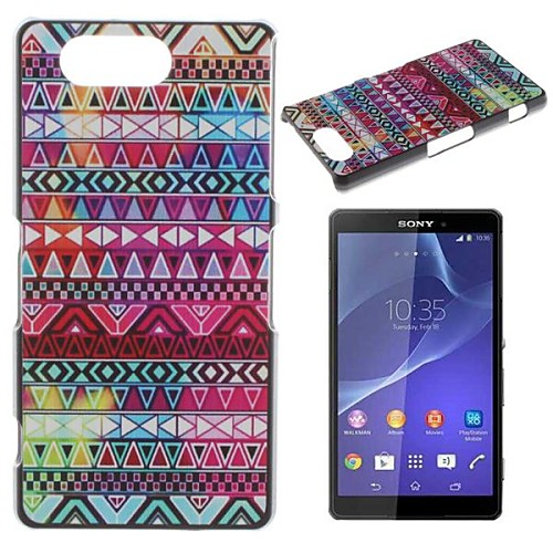 Delicate Stripes Pattern PC Hard Case for Sony Xperia Z3 mini D5803 M55w