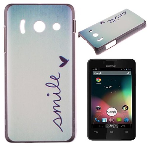 Smile Pattern PC Hard Case for Huawei Y300