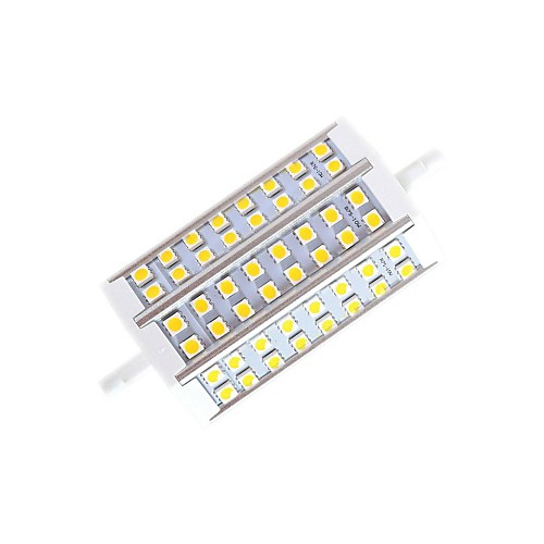 DIMMABLE R7s 10w 48 × 5050smd 650lm 2700-3200K теплый белый свет привел кукурузы лампочку (AC220-240V)