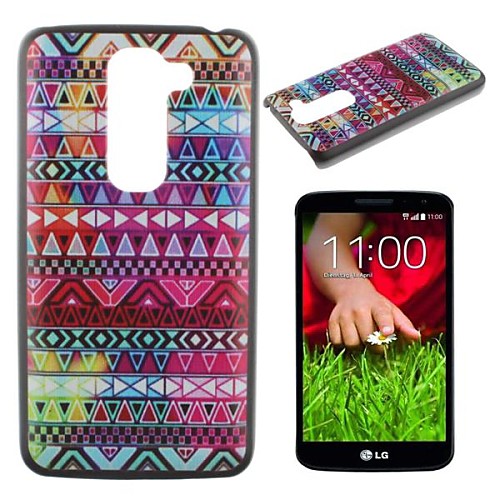 Delicate Stripes Pattern PC Hard Case for LG G2 mini