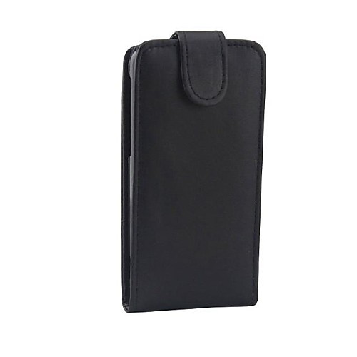 Solid Color Pattern Open Up and Down PU Leather Full Body Case for Huawei G510/U8951