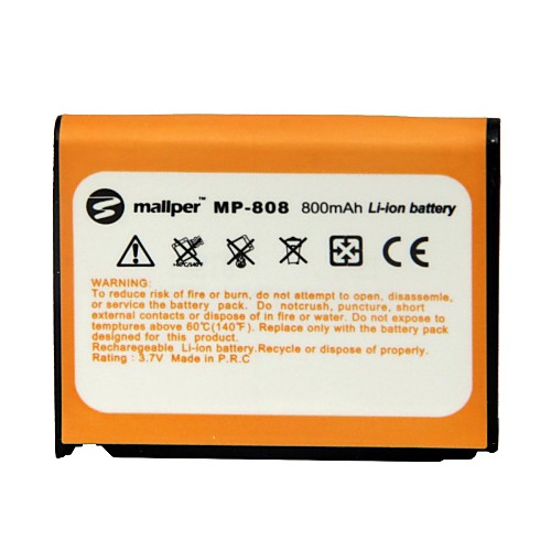 mallper 800mah высокой емкости литий-ионный аккумулятор для Samsung G800 / S5230 / b5210 / m8910 / U708 / s7520u