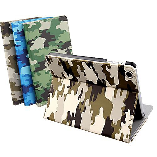 DSD Luxury Supper Slip Auto Sleep/Wake Up Camouflage PU Leather Full Body Case for iPad 2/3/4 (Assorted Colors)