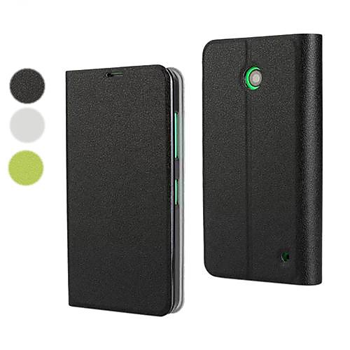 Ultra thin PU Full Body Case for Nokia Lumia 630 (Assorted Color)