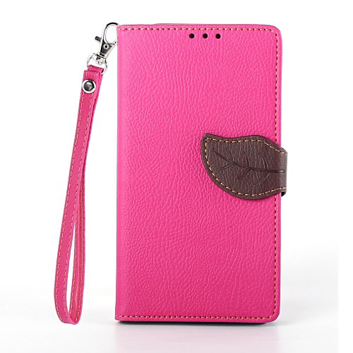 Leaves Pattern PU Leather with Card Holder Protective Cover Case for Sony Xperia Z2 L50W(Assorted Colors)