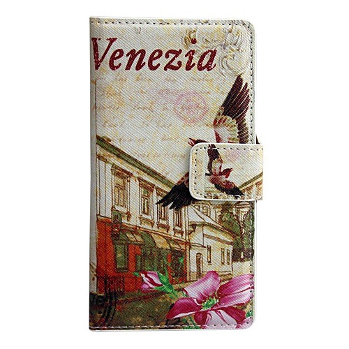 Fashion Venice Pattern PU Leather Full Body Case  for  Sony Xperia M2