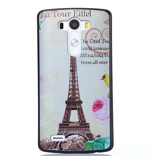 Magpie and Flowers Pattern Plastic Hard Case for LG G3