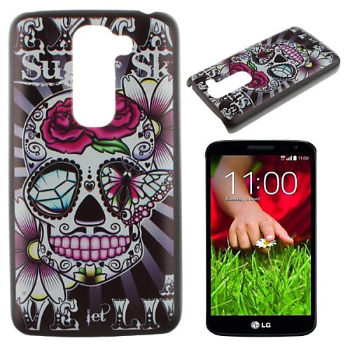 Skull Flower Pattern PC Hard Case for LG G2 mini