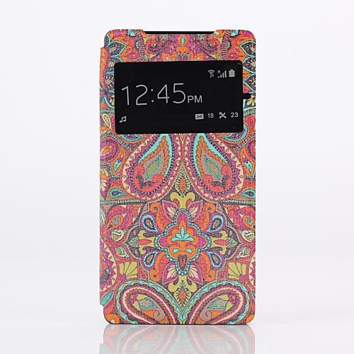 Flowers Skylight Design Leather Full Body Case for Sony Xperia Z2 D6503