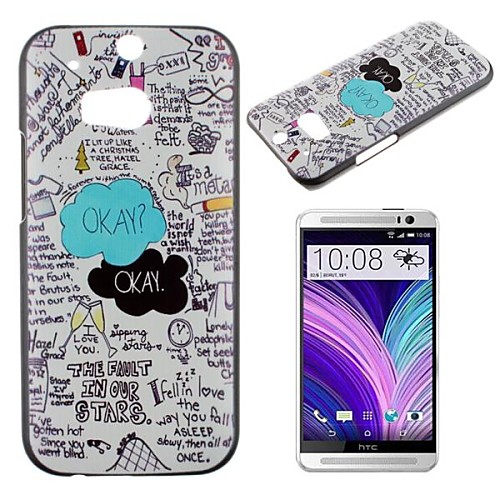 The Fault In Our Stars Pattern PC Hard Case for HTC M8