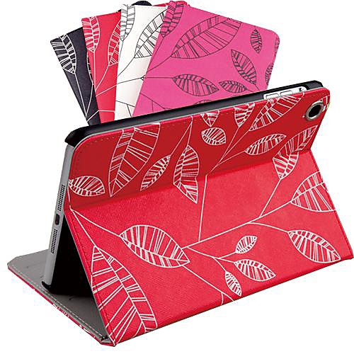 DF Luxury Supper Slip Auto Sleep/Wake Up Leaf  Design  PU Leather Full Body Case for iPad 2/3/4 (Assorted Colors)